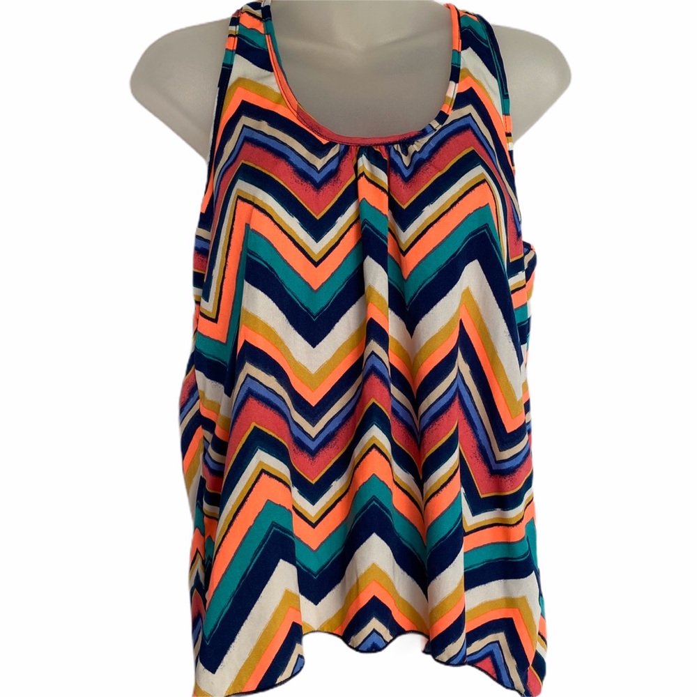 LoveCrazy Colorful Stripes Tank Top